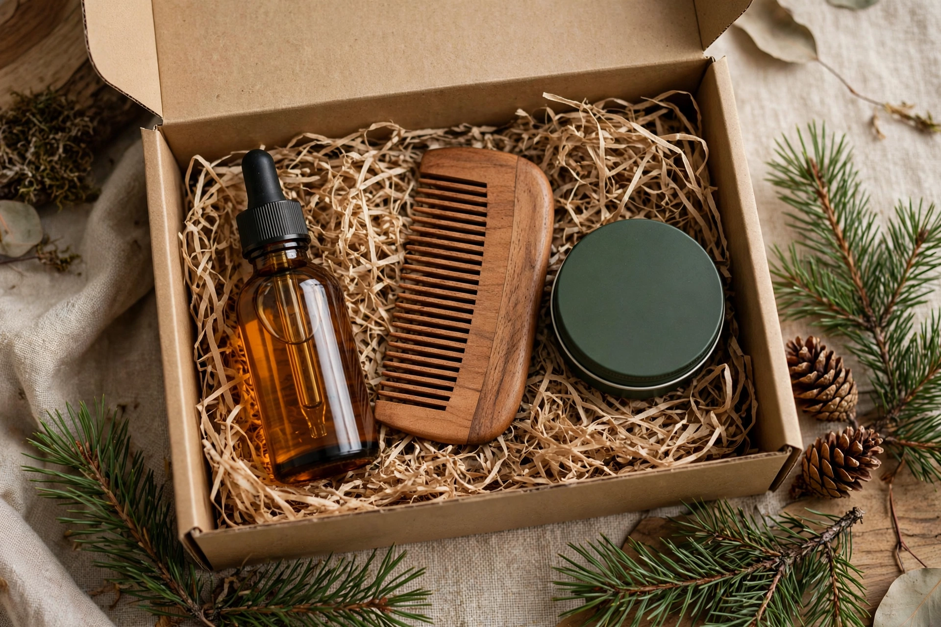 Beard care gift set