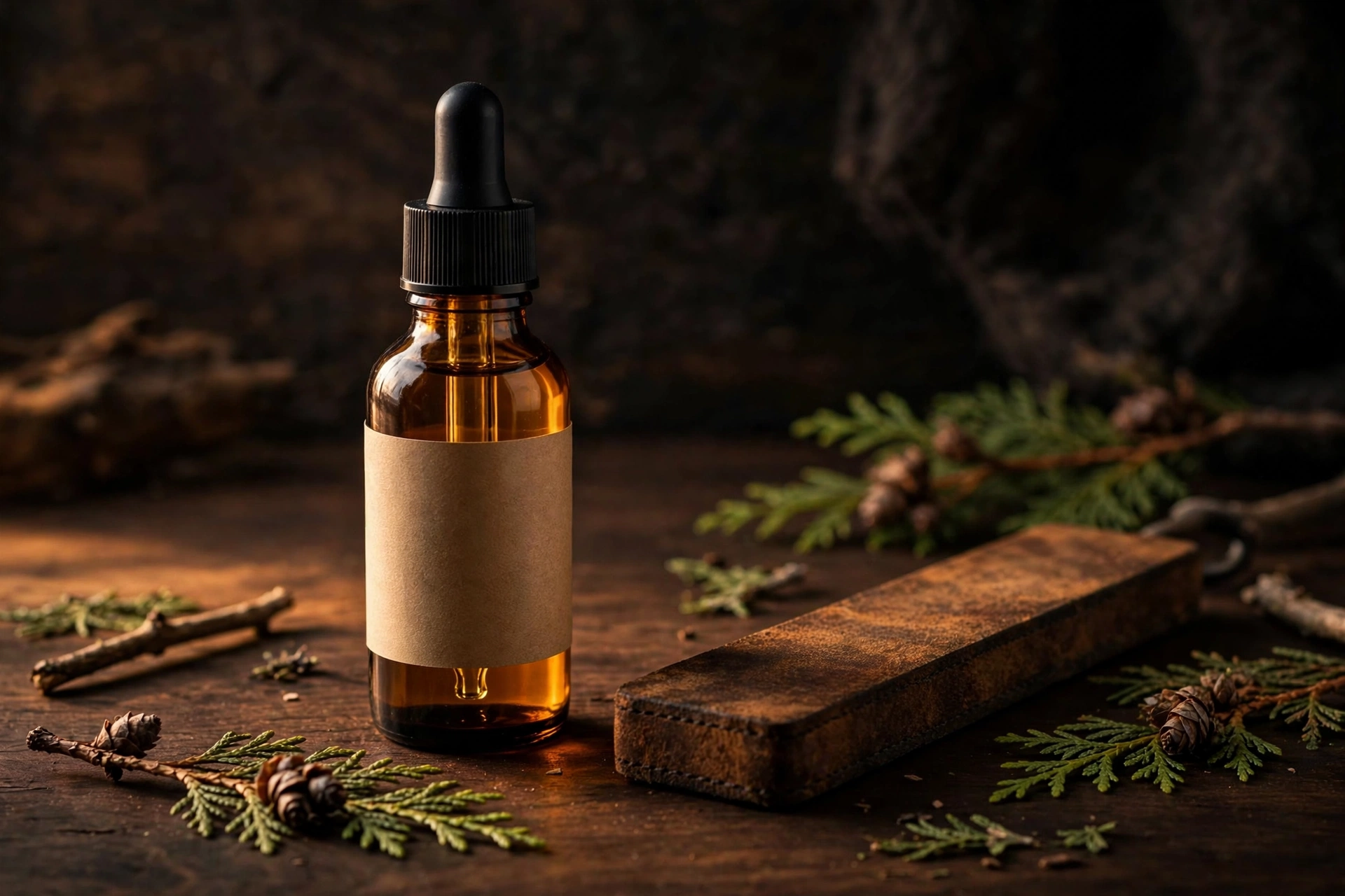 Cedar beard oil