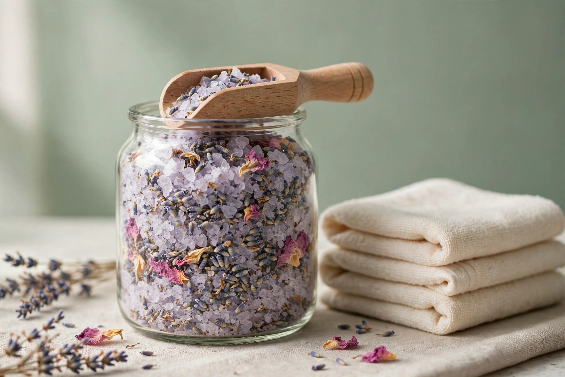 Lavender bath salts