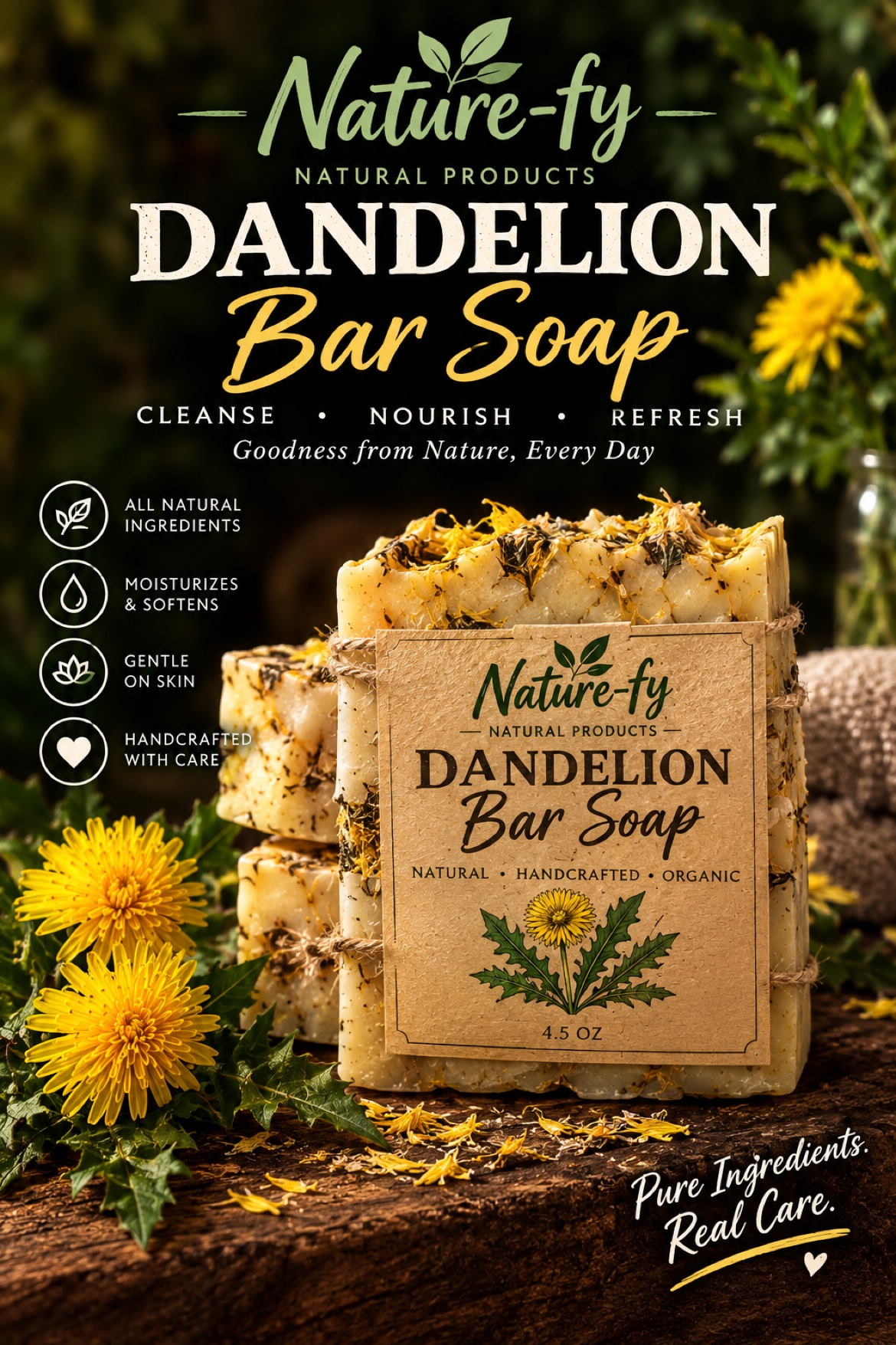 Dandelion Bar Soap