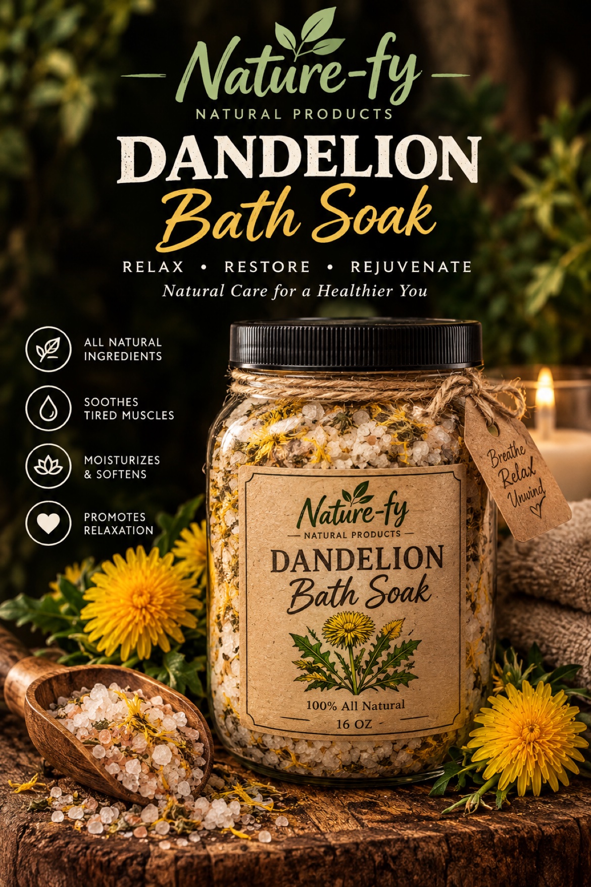Dandelion Bath Soak