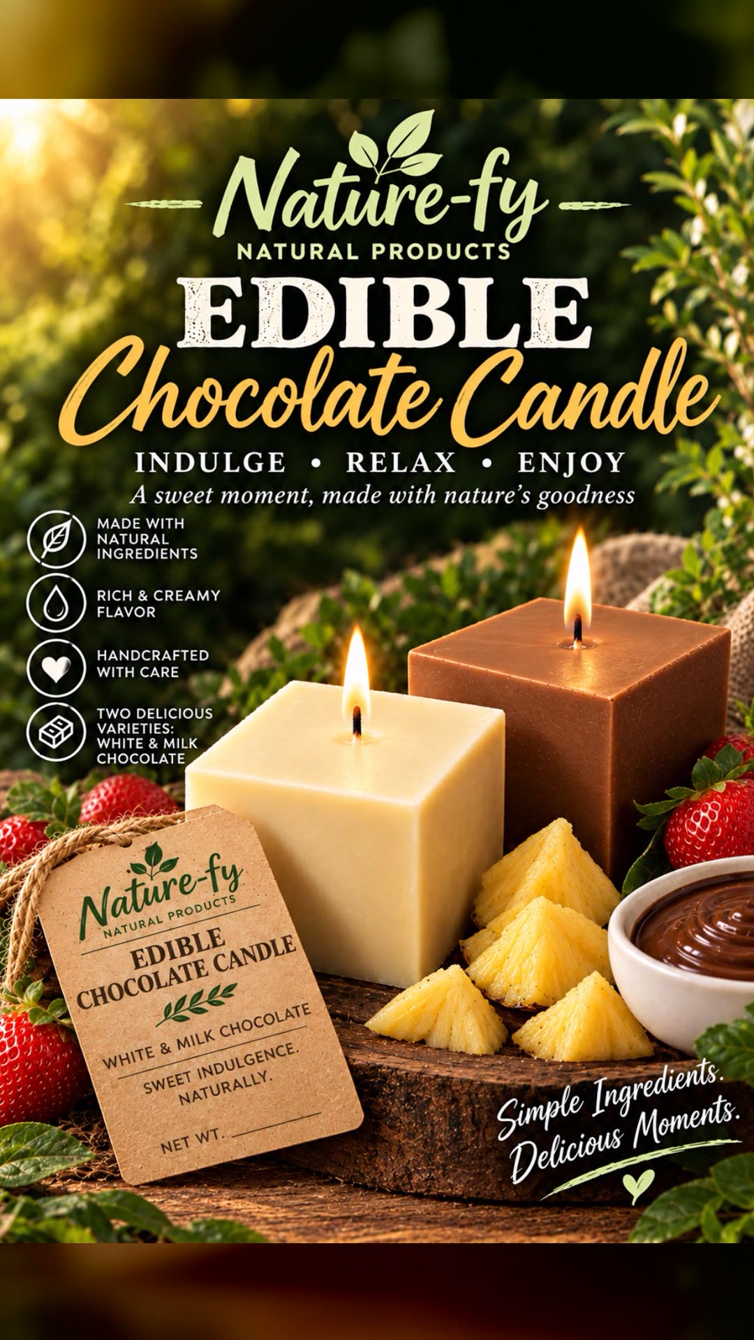 Nature-Fy Edible Chocolate Candle video